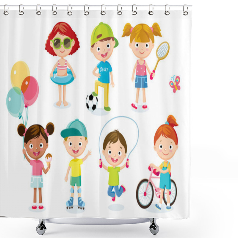 Personality  Cute Kids Shower Curtains