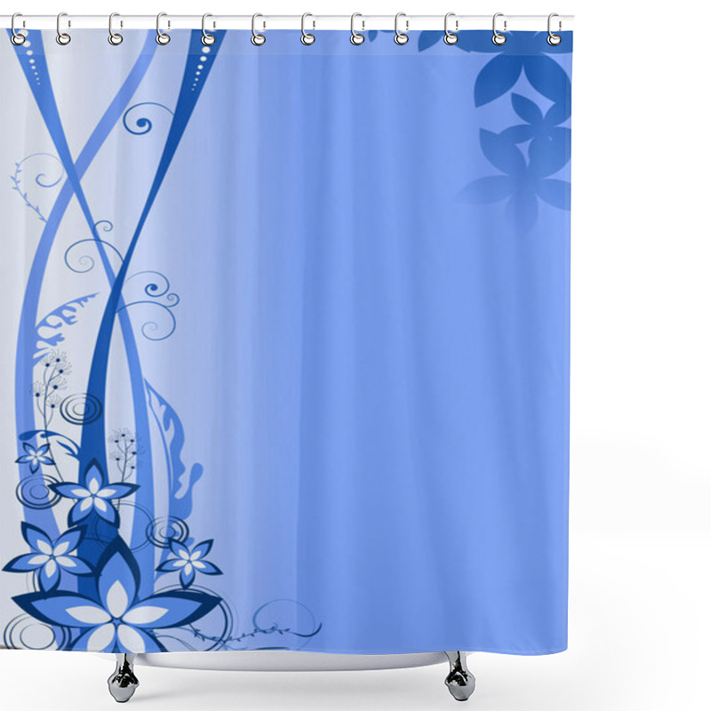 Personality  Plant Patterns Shower Curtains