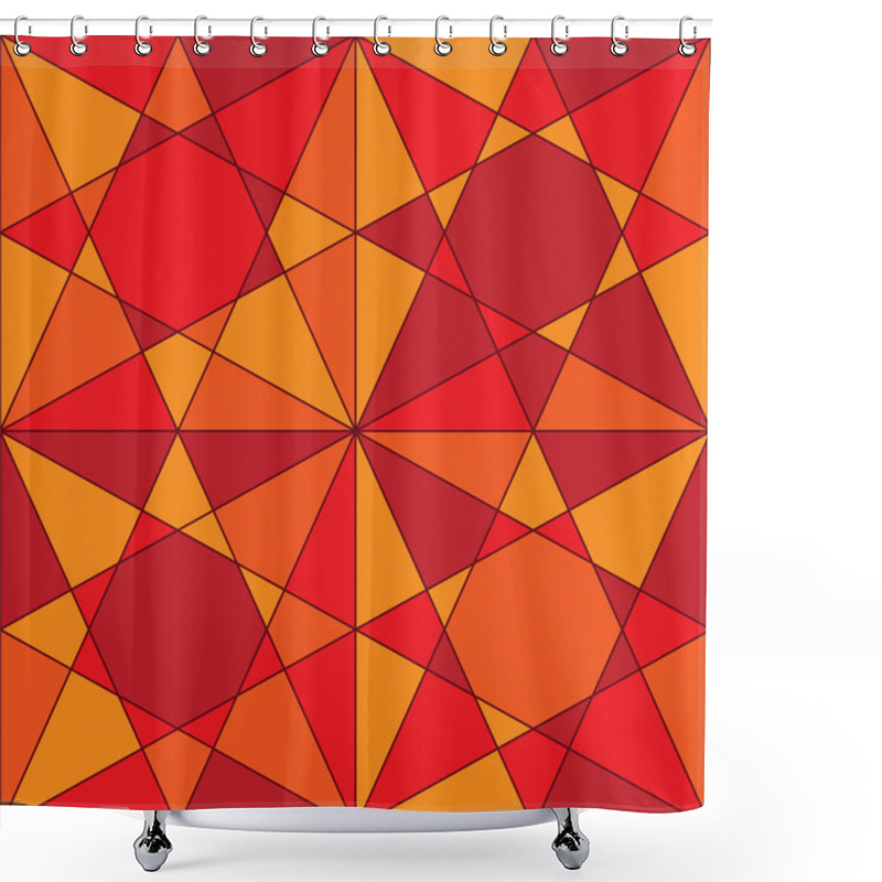 Personality  Mosaic Pattern Shower Curtains