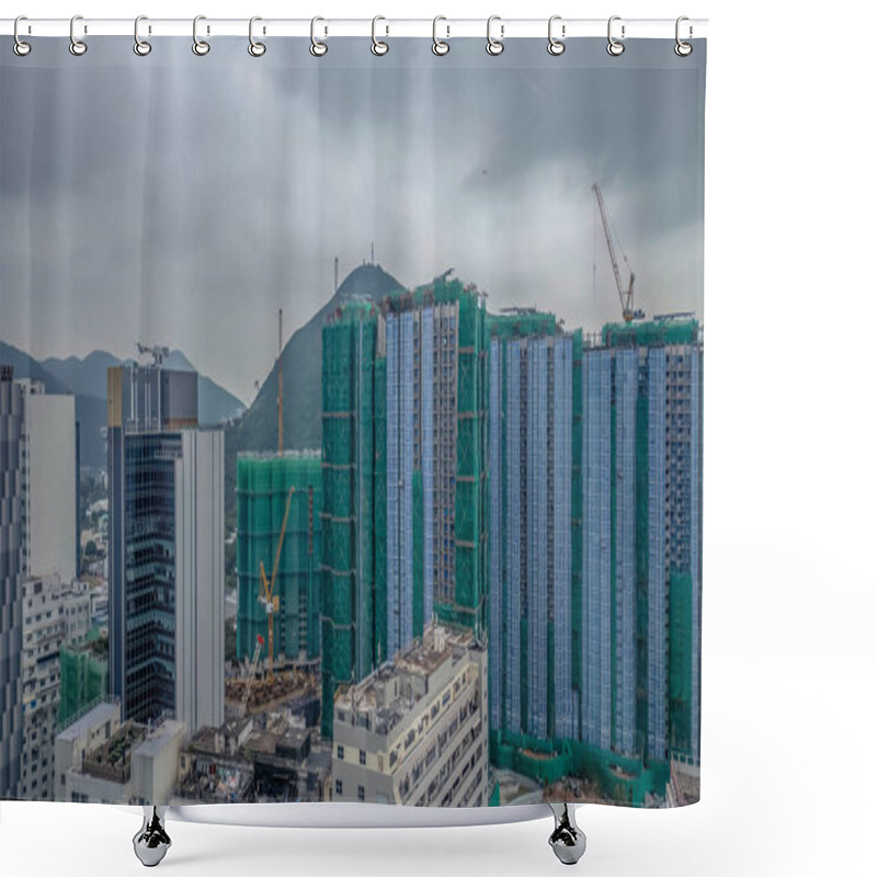 Personality  A Modern La Marina Residential Complex In Hong Kong Nov 16 2024 Shower Curtains