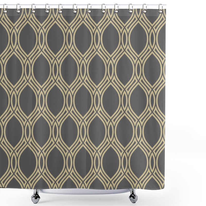 Personality  Geometric Seamless  Pattern Shower Curtains