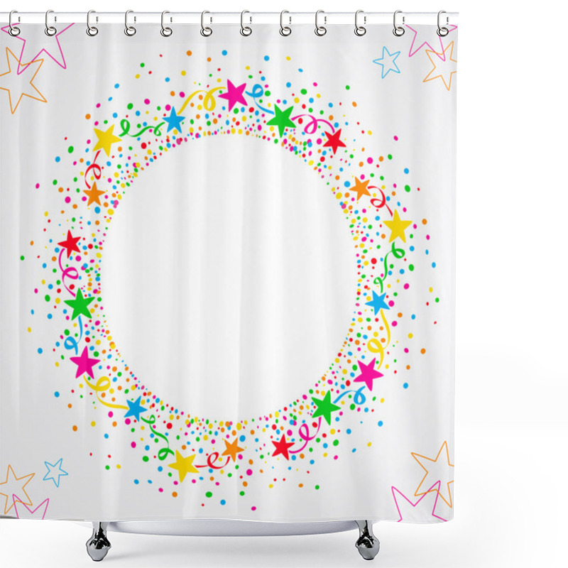 Personality  Background Full Of Stars Shower Curtains