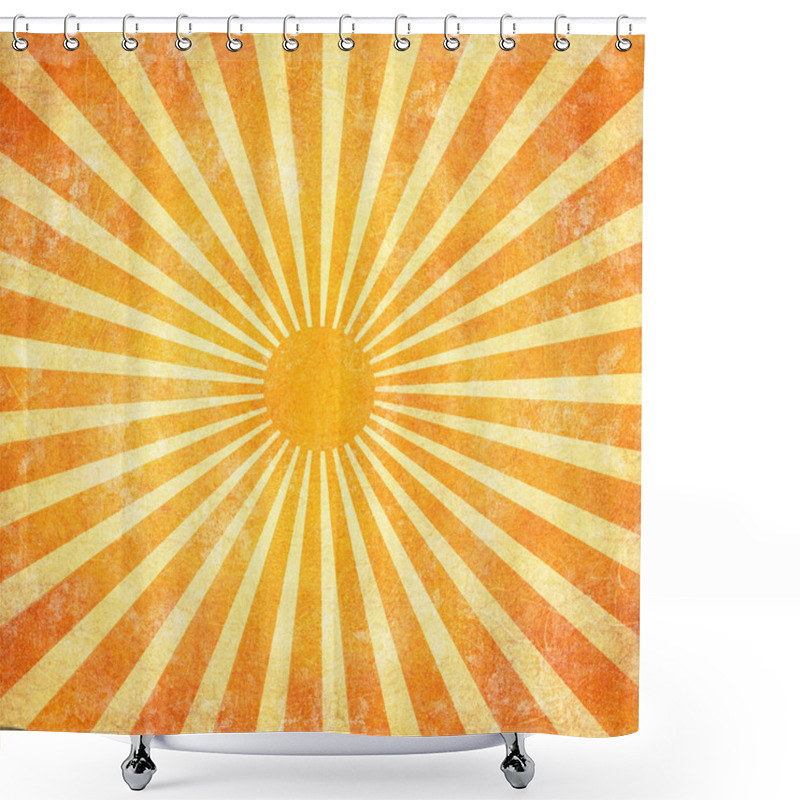 Personality  Grunge Sunrays Background Shower Curtains