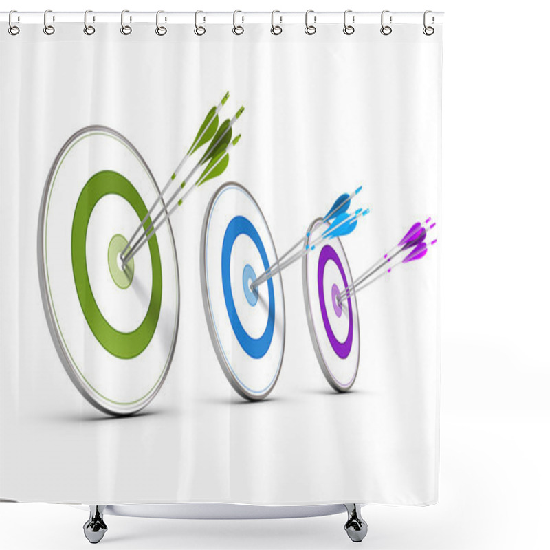 Personality  Business Concept - Achieving Multiple Strategic Objectives Shower Curtains