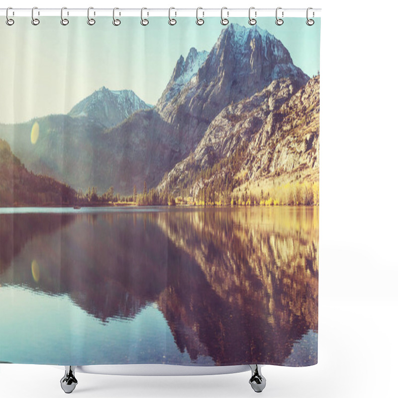 Personality  Sierra Nevada Mountains Shower Curtains