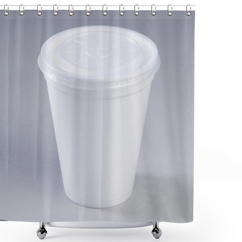 Personality  Polystyrene Cup Shower Curtains