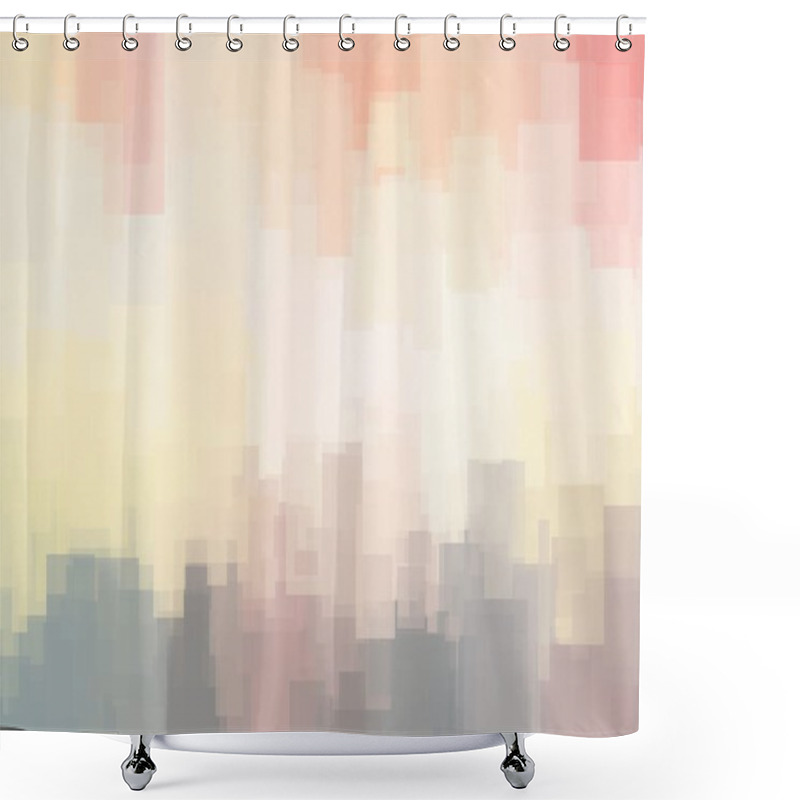 Personality  Abstract Background Or Texture With Geometric Objects Shower Curtains