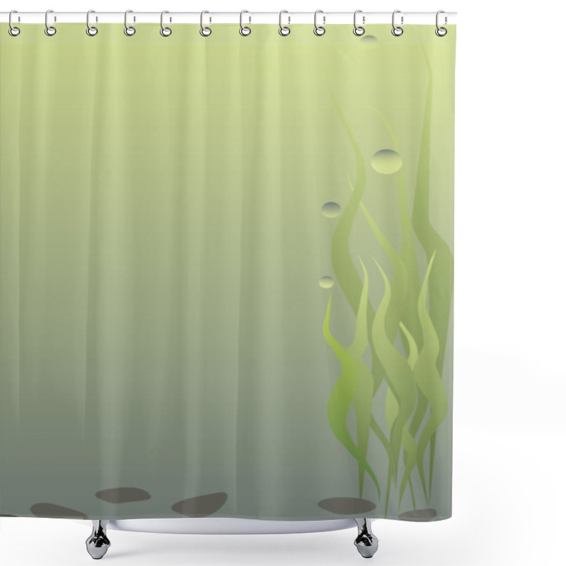 Personality  Background Sea Shower Curtains