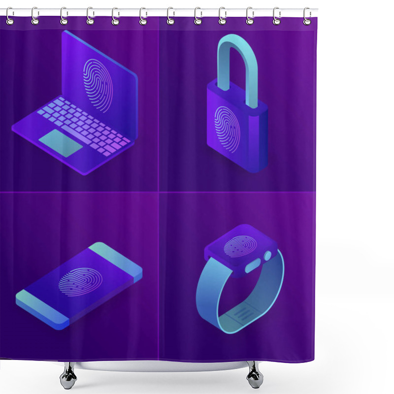 Personality  Suitable For Print, Website And Presentation Shower Curtains