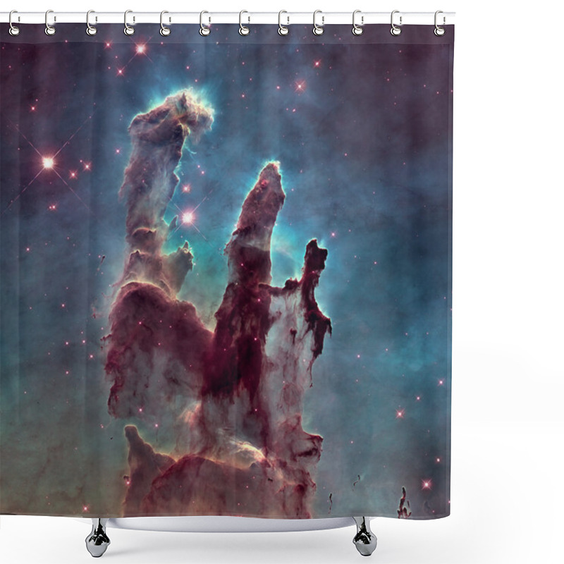 Personality  Pillars Of Creation. Eagle Nebula In The Constellation Serpens. Shower Curtains