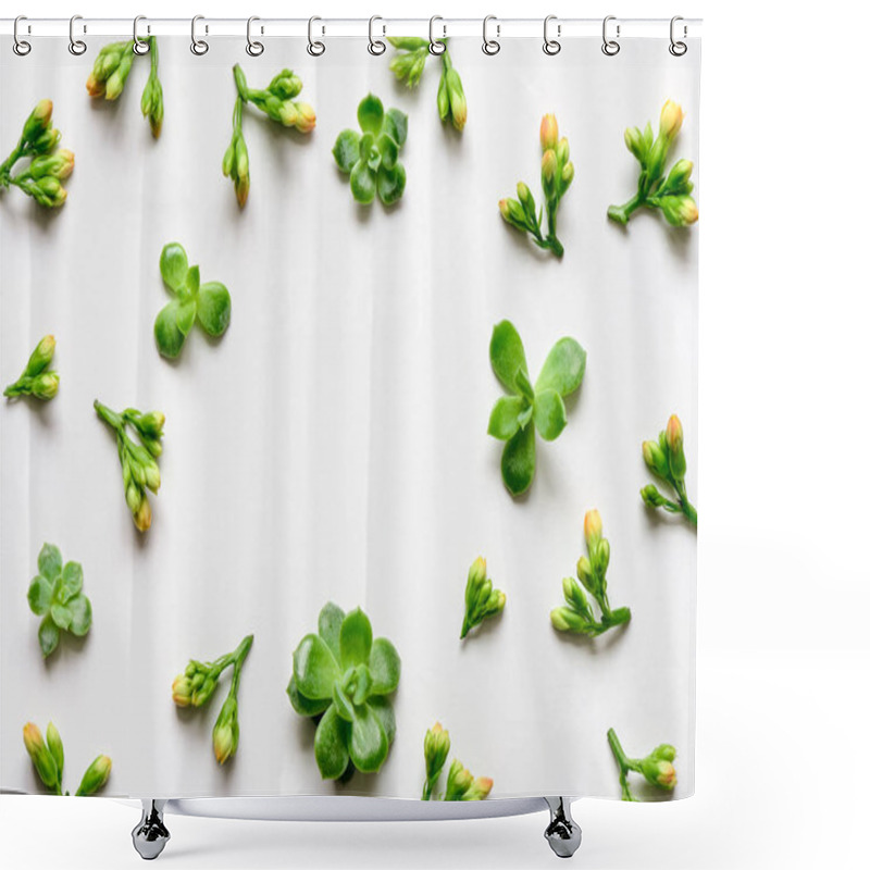 Personality  Floral Simple Background Shower Curtains