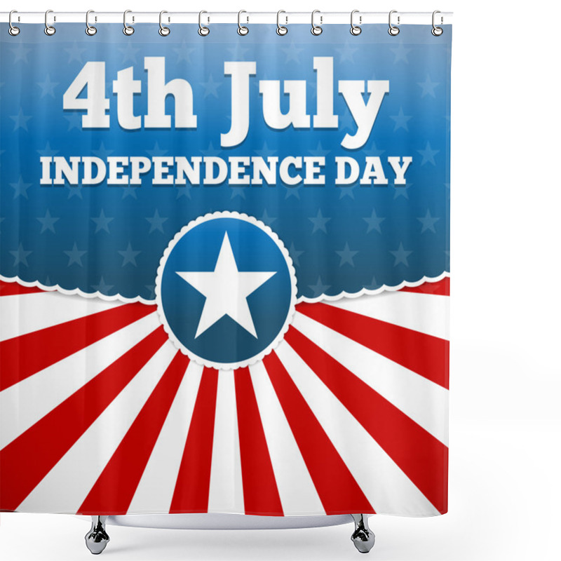 Personality  Independence Day Design Shower Curtains