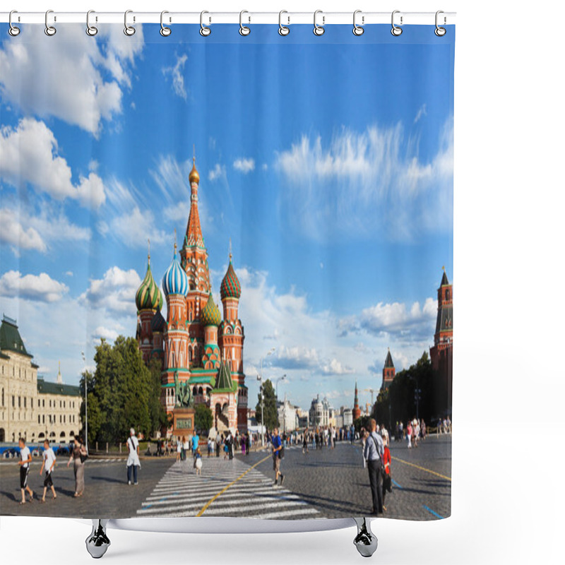 Personality  View Of Pokrovsky Cathedral On Red Square Shower Curtains