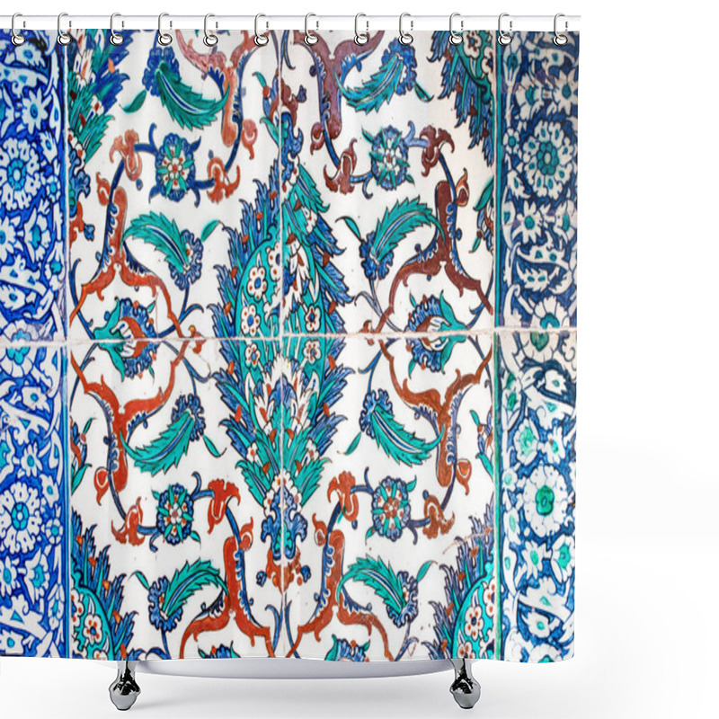 Personality  Unique Handmade Tiles Of Topkapi Palace In Istanbul, Turkey. Shower Curtains