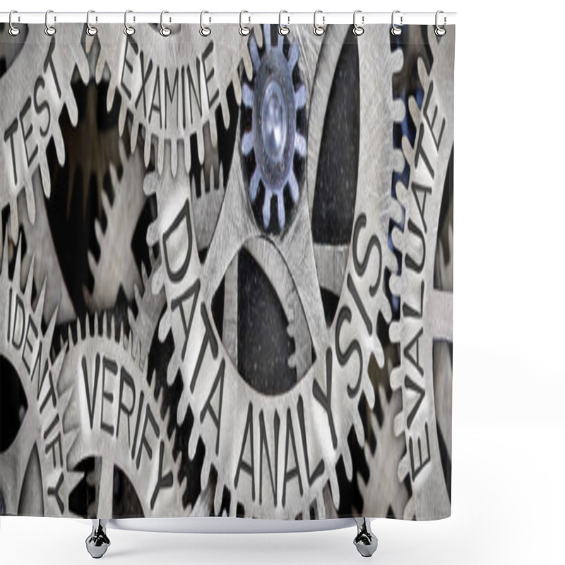 Personality  Metal Wheel Concept Shower Curtains