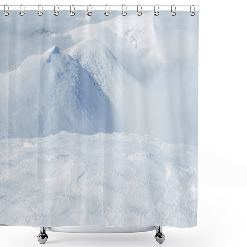 Personality  Snow Shower Curtains