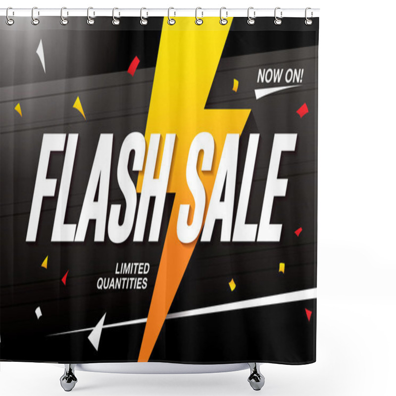 Personality  Flash Sale  Banner Template  Shower Curtains