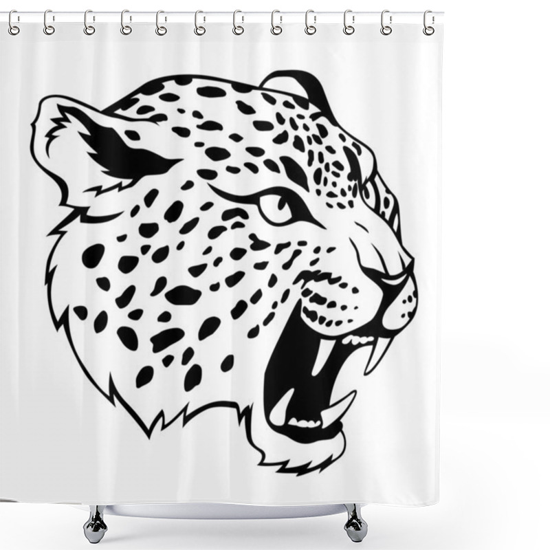 Personality  Jaguar Shower Curtains