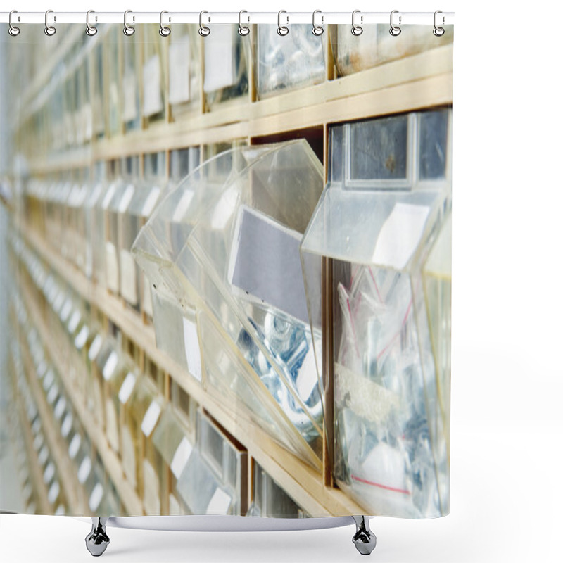 Personality  Hardware Store Shelves Shower Curtains