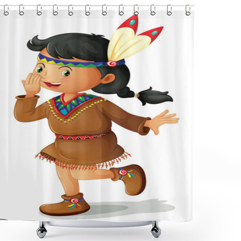 Personality  Indian Shower Curtains