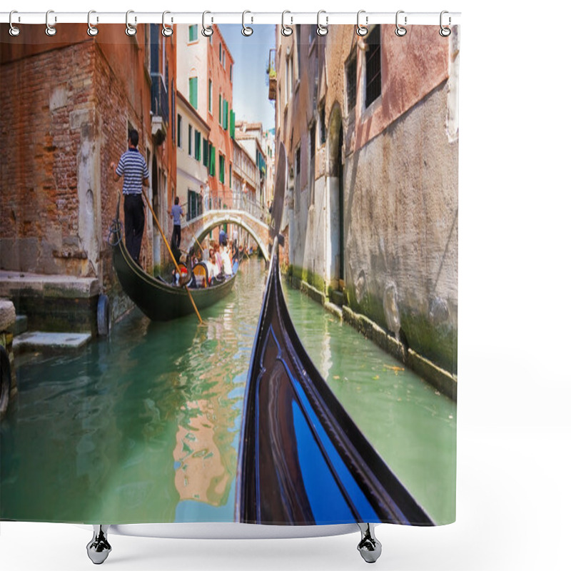 Personality  Gondola Trip Shower Curtains