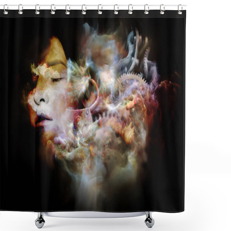 Personality  Subconscious Mind Shower Curtains