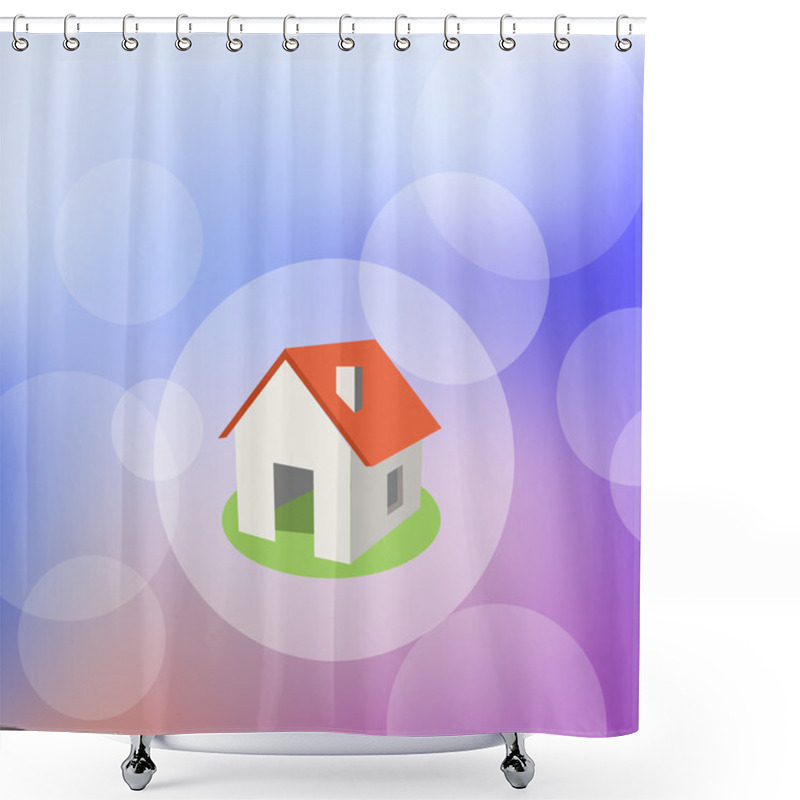 Personality  Vector Illustration Of Home Shower Curtains