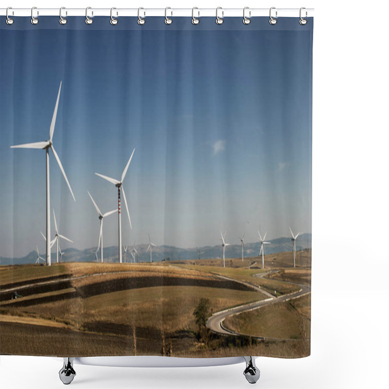 Personality  Renewable Energy And Sustainable Development Shower Curtains