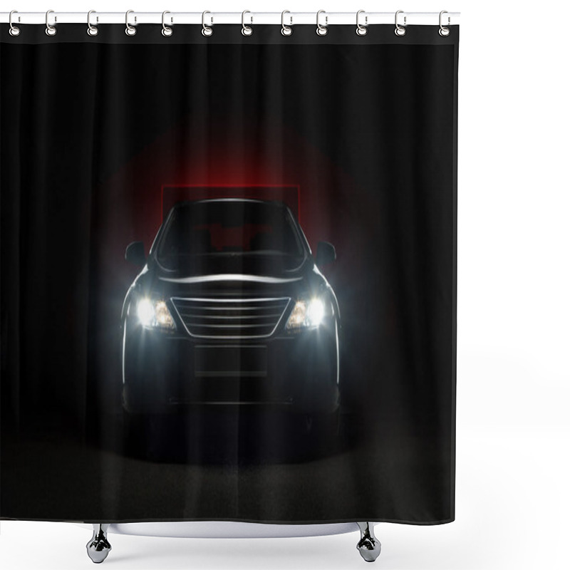 Personality  Modern Luxury Car Shower Curtains