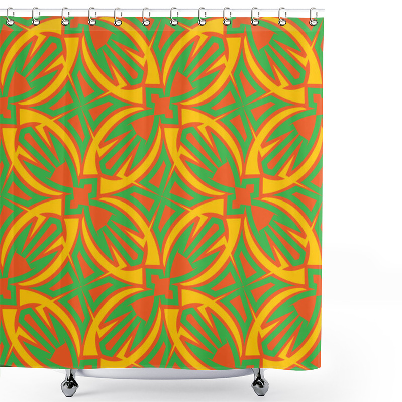 Personality  Seamless Circles And Points Shower Curtains