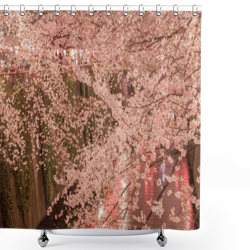 Personality  Tokyo Sakura Cherry Blossom Shower Curtains