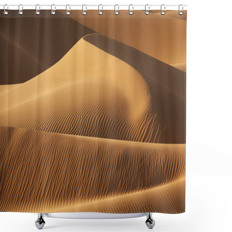 Personality  Sand Dunes In Evening Sun Shower Curtains