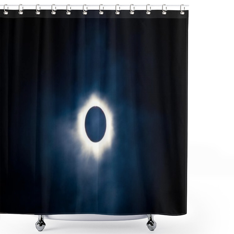 Personality  Total Solar Eclipse With Visible Corona Shower Curtains