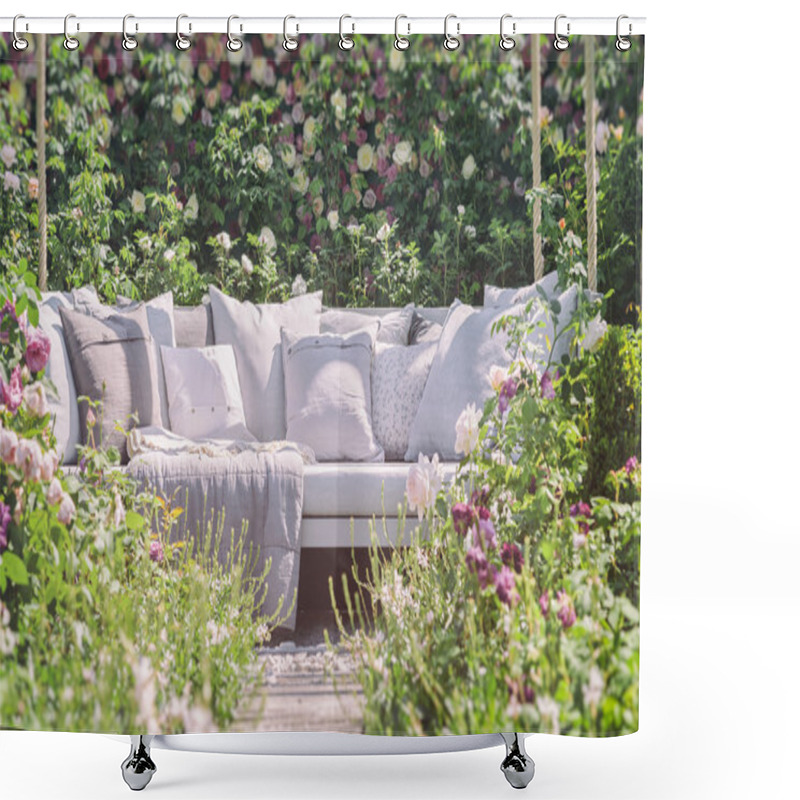 Personality  Romantic Garden Seating Shower Curtains