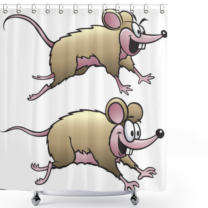 Personality  Two Mice Shower Curtains