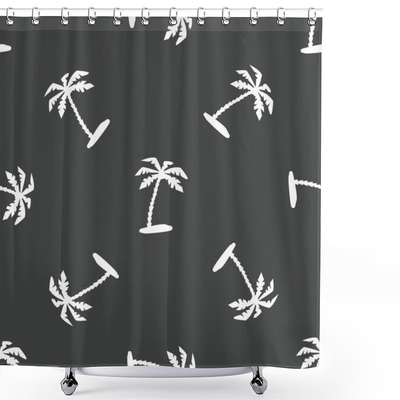 Personality  Palm Tree Pattern Shower Curtains