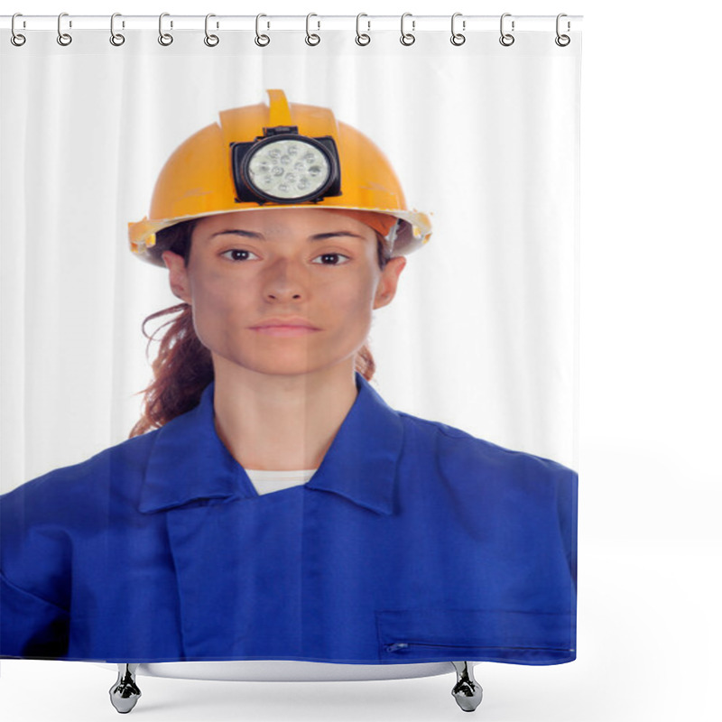 Personality  Women Working In Mining Shower Curtains