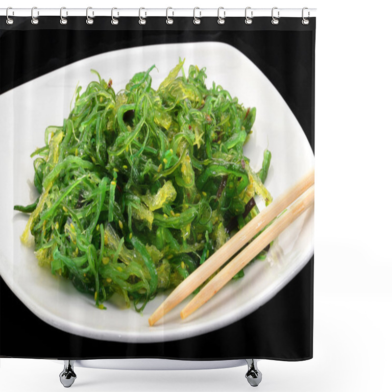 Personality  Japanese Algae Salad Shower Curtains