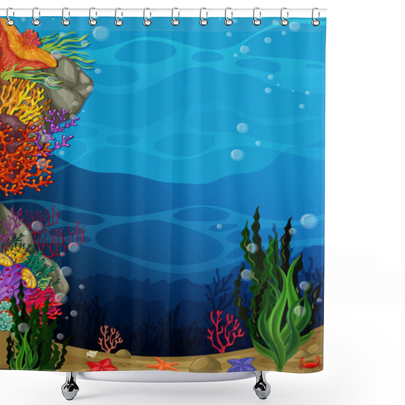 Personality  Underwater Shower Curtains