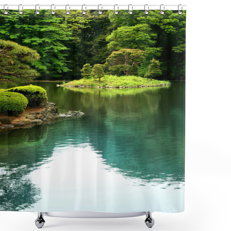 Personality  Calm Zen Lake Shower Curtains