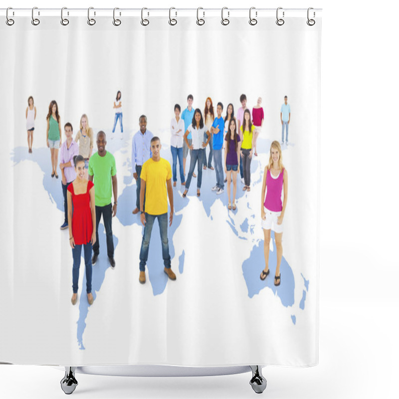 Personality  Global Communications Shower Curtains