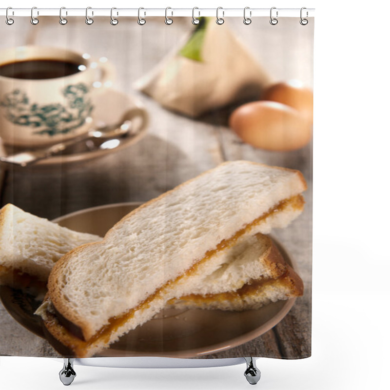 Personality  Traditional Malaysian Chinese Breakfast Shower Curtains