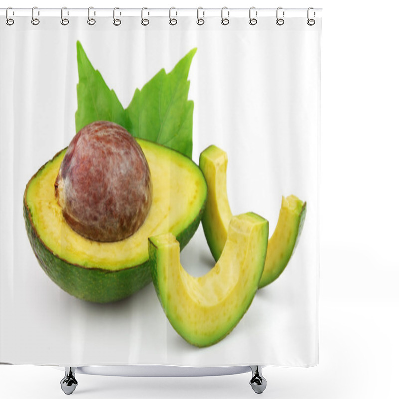 Personality  Fresh Ripe Avocado Shower Curtains