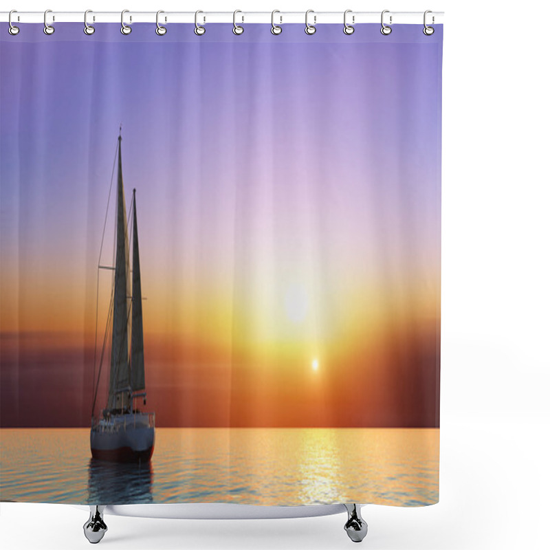 Personality  The Yacht Shower Curtains