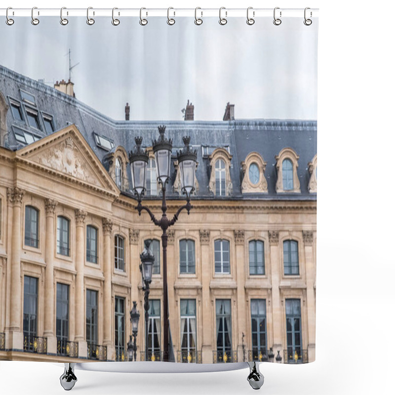 Personality      Paris, Place Vendome, Magnificent Facades In The 1st District Of The French Capital  Shower Curtains