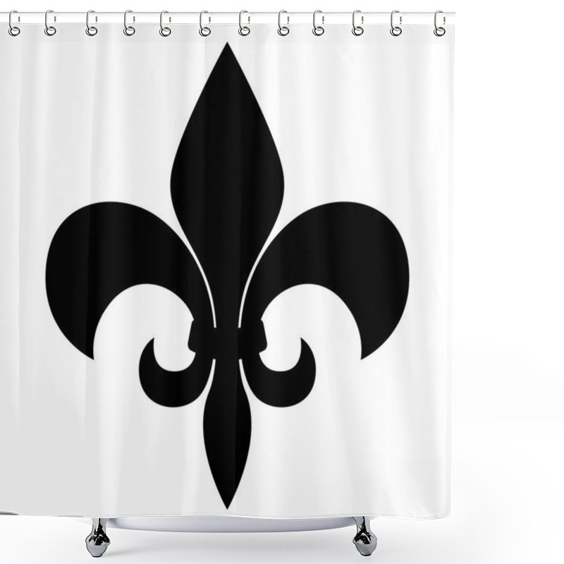 Personality  Fleur De Lys Shower Curtains