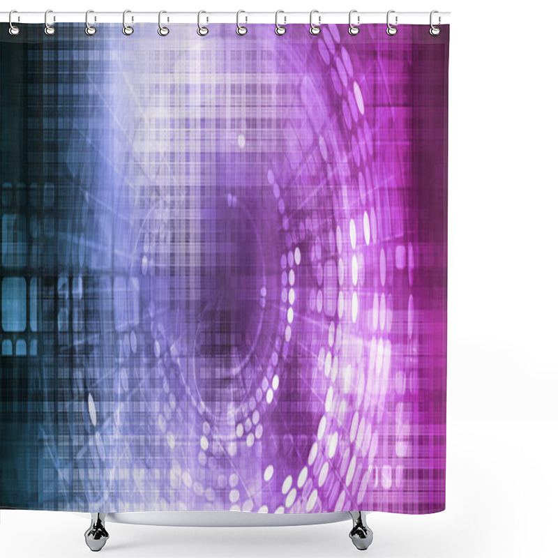 Personality  Security Technology Shower Curtains