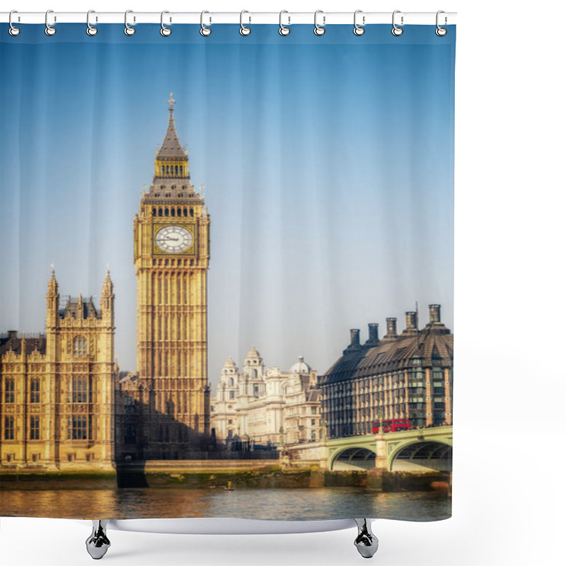 Personality  Big Ben In London Shower Curtains