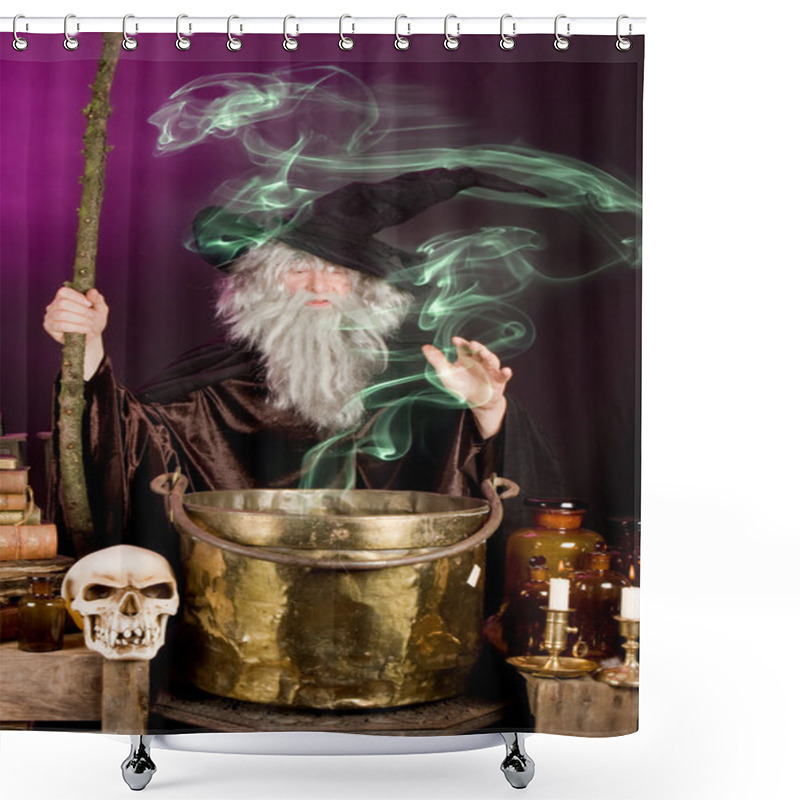 Personality  Sorcerer's Ghost Shower Curtains