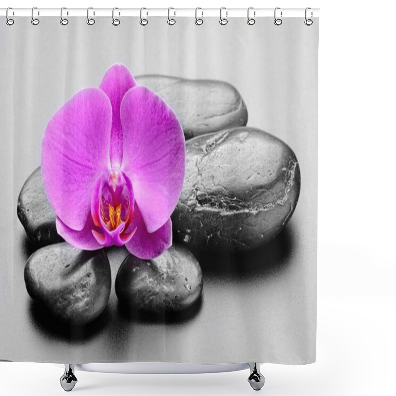 Personality  The Zen Stones Shower Curtains